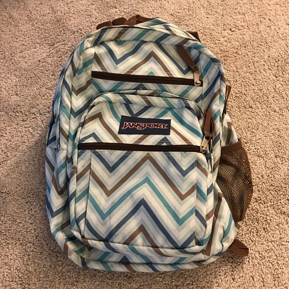 jansport zig zag backpack
